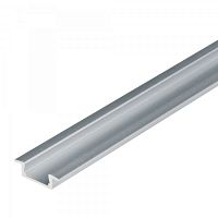 Профиль для светодиодной ленты встраиваемый Uniel UFE-A01 SILVER 200 POLYBAG, 2000x22x6мм, 200см картинка 